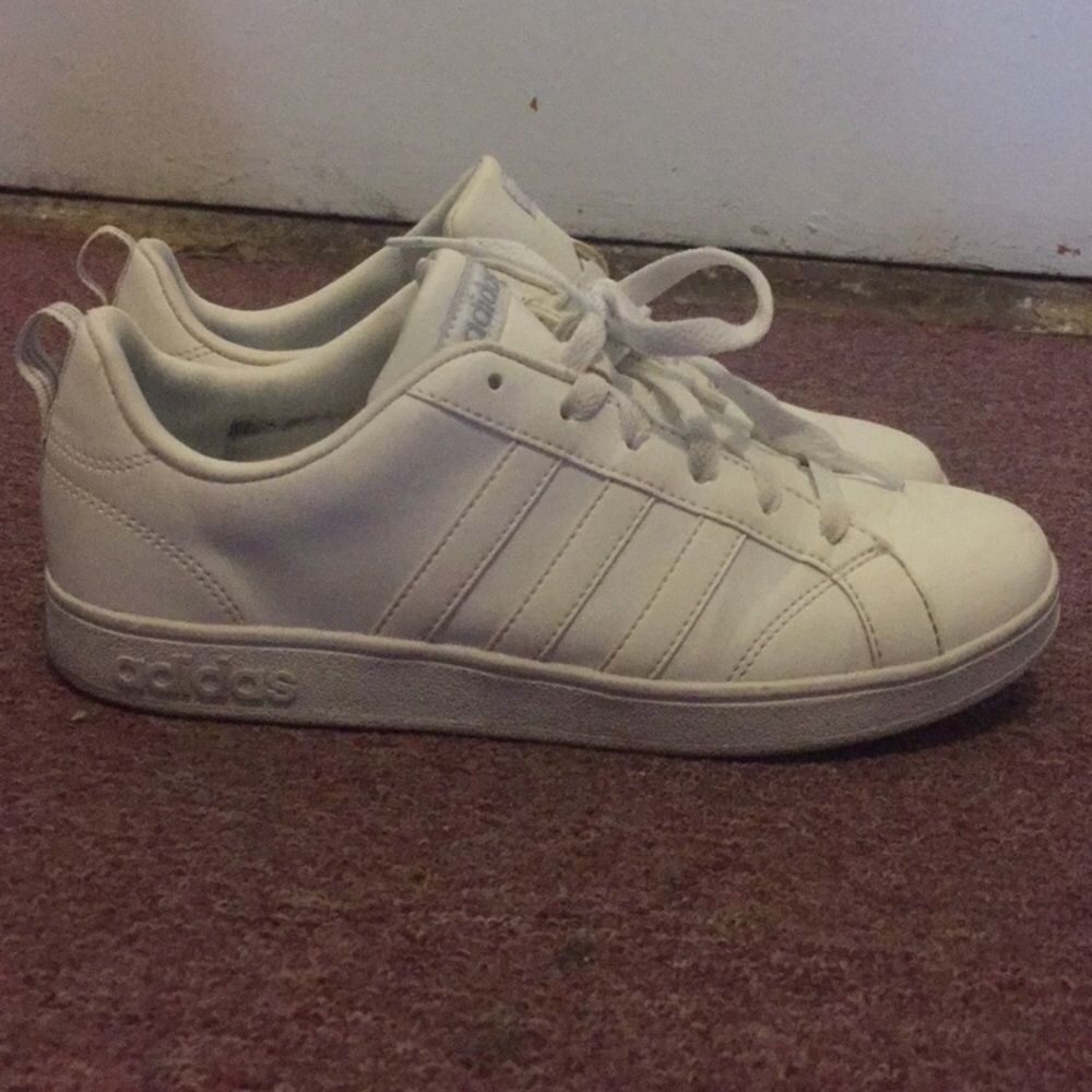Adidas white sneakers